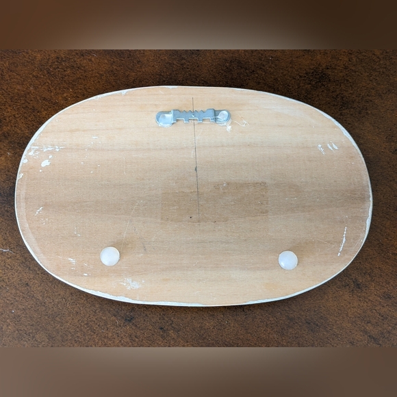 INTARSIA HAND CRAFTED 3D WOOD CARVED CAT PLAQUE WALL ART - Picture 5 of 10